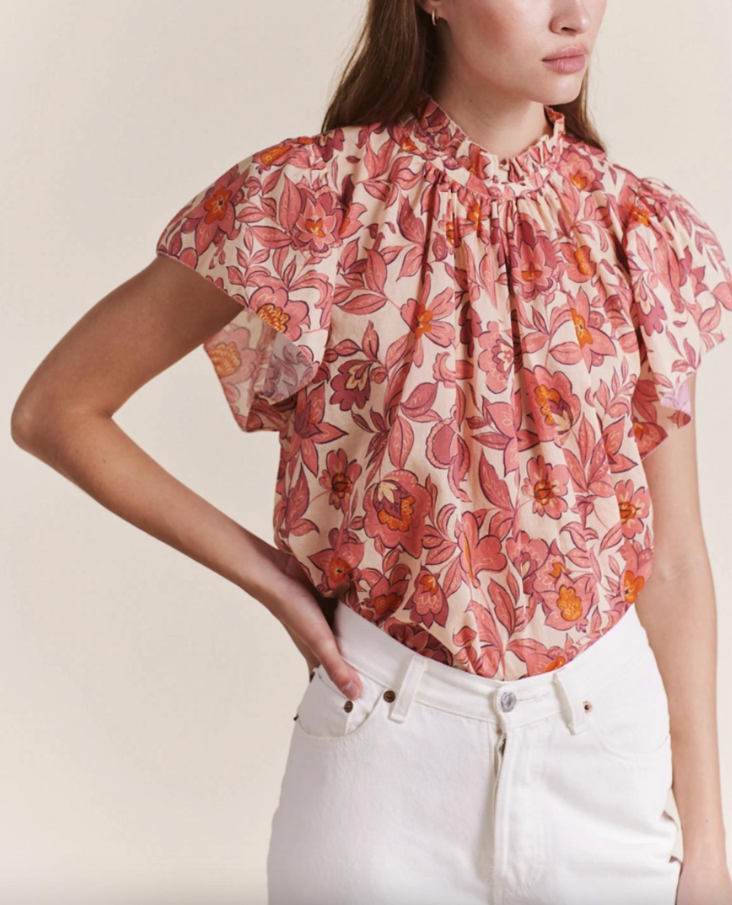 

Рубашка Carla Highneck цвета Tea Rose TROVATA