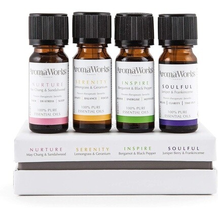 

Линейка фирменных масел, Aromaworks