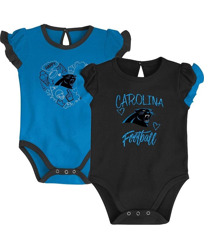 

Комплект боди из двух частей черного и синего цвета Carolina Panthers Too Much Love для новорожденных Outerstuff, черный/синий