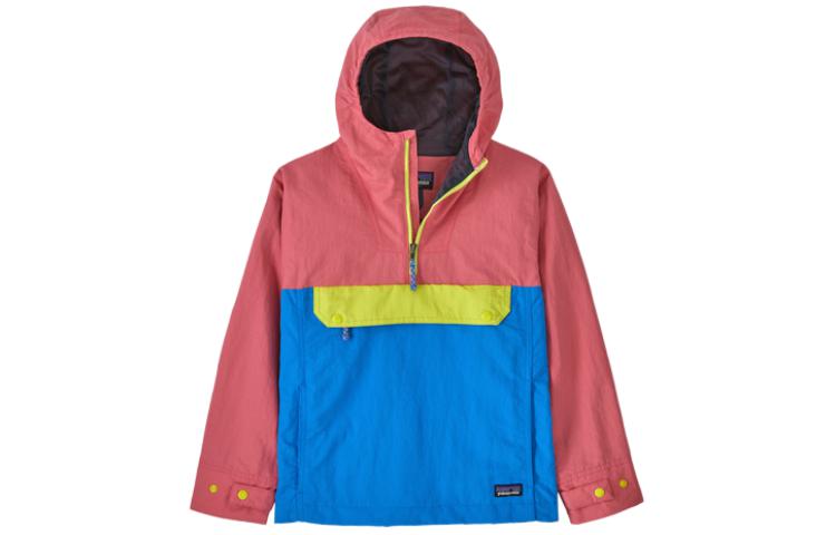 

Анорак Isthmus для детей Patagonia, розовый/голубой