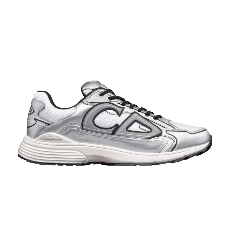 

Кроссовки Dior B30 White Silver, серебряный