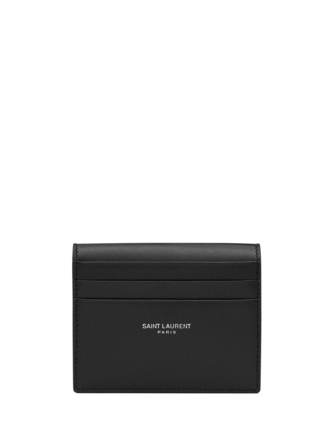 

Saint Laurent двусторонний картхолдер Paris, черный