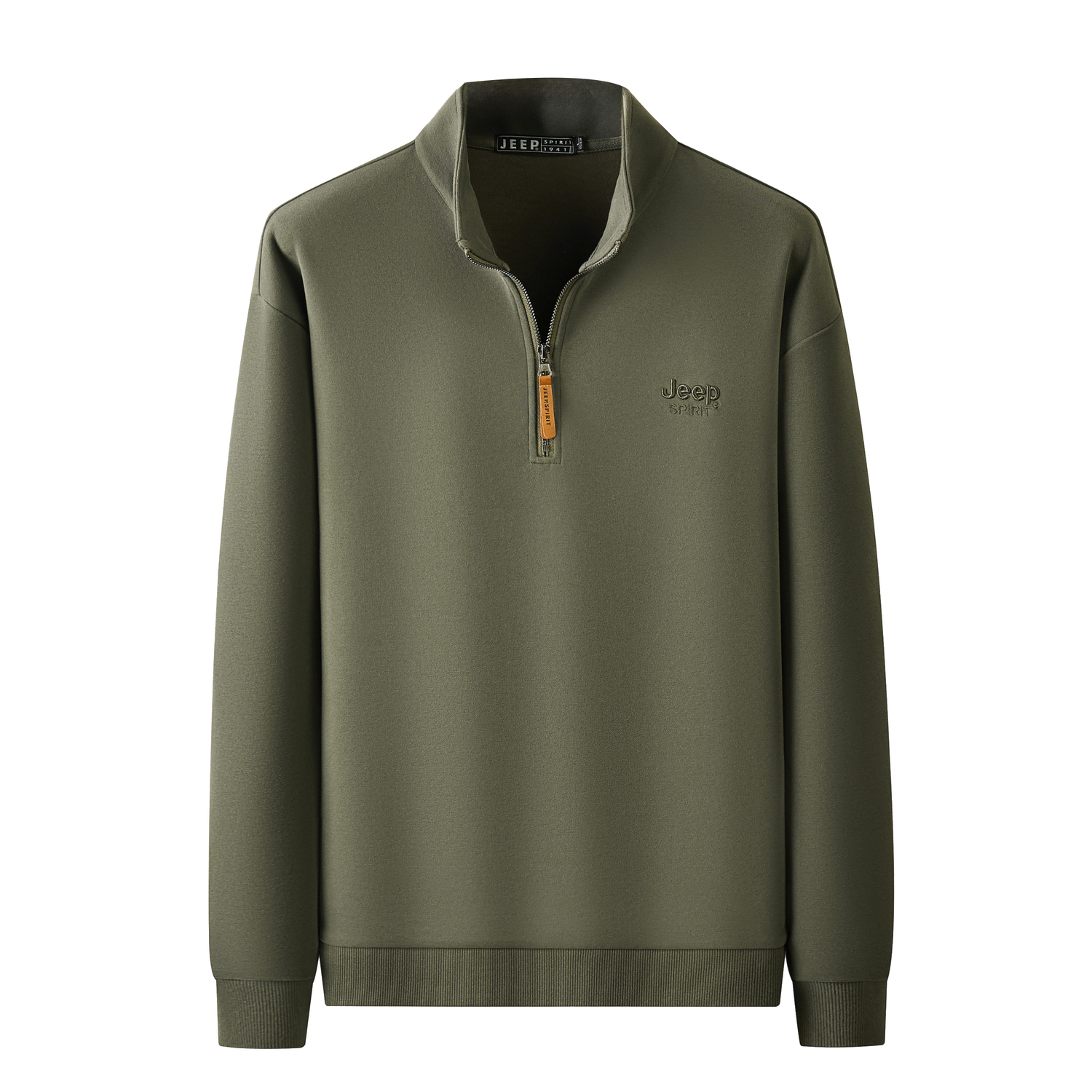 

JEEP SPIRIT Свитшот унисекс армейского зеленого цвета Army Green