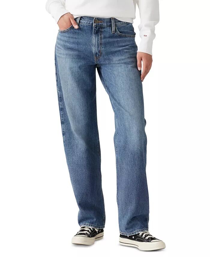 

Женские мешковатые джинсы со средней посадкой 94 из хлопка Levi's, синий