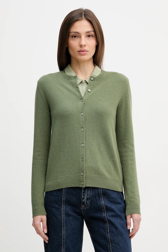 

Шерстяной кардиган United Colors of Benetton, зеленый