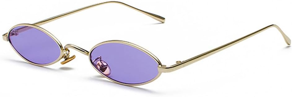 

Солнцезащитные очки UV400 с защитой от ультрафиолета — маленькие круглые металлические линзы с градиентом, подходят для женщин и мужчин, для бега и занятий спортом на открытом воздухе UYPTK, C13 Gold Purple