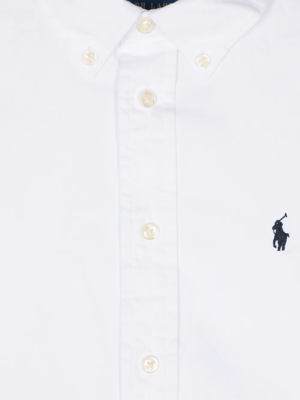 Рубашка с логотипом Polo Pony POLO RALPH LAUREN KIDS, белый — фото 3