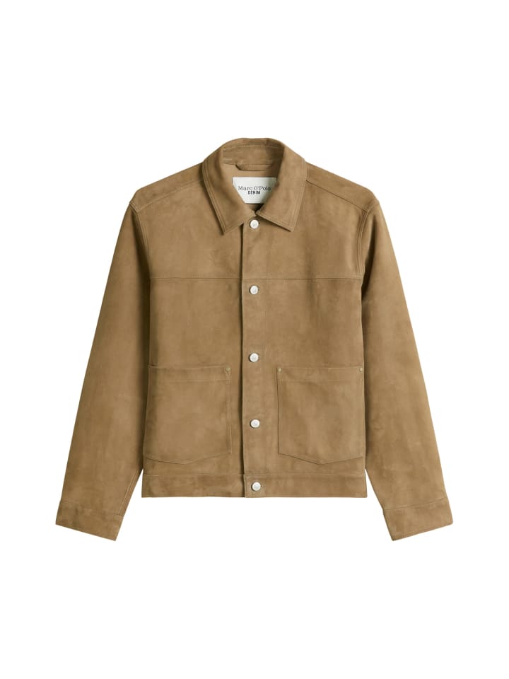 

Кожаная куртка Marc O'Polo DENIM, цвет dusky green