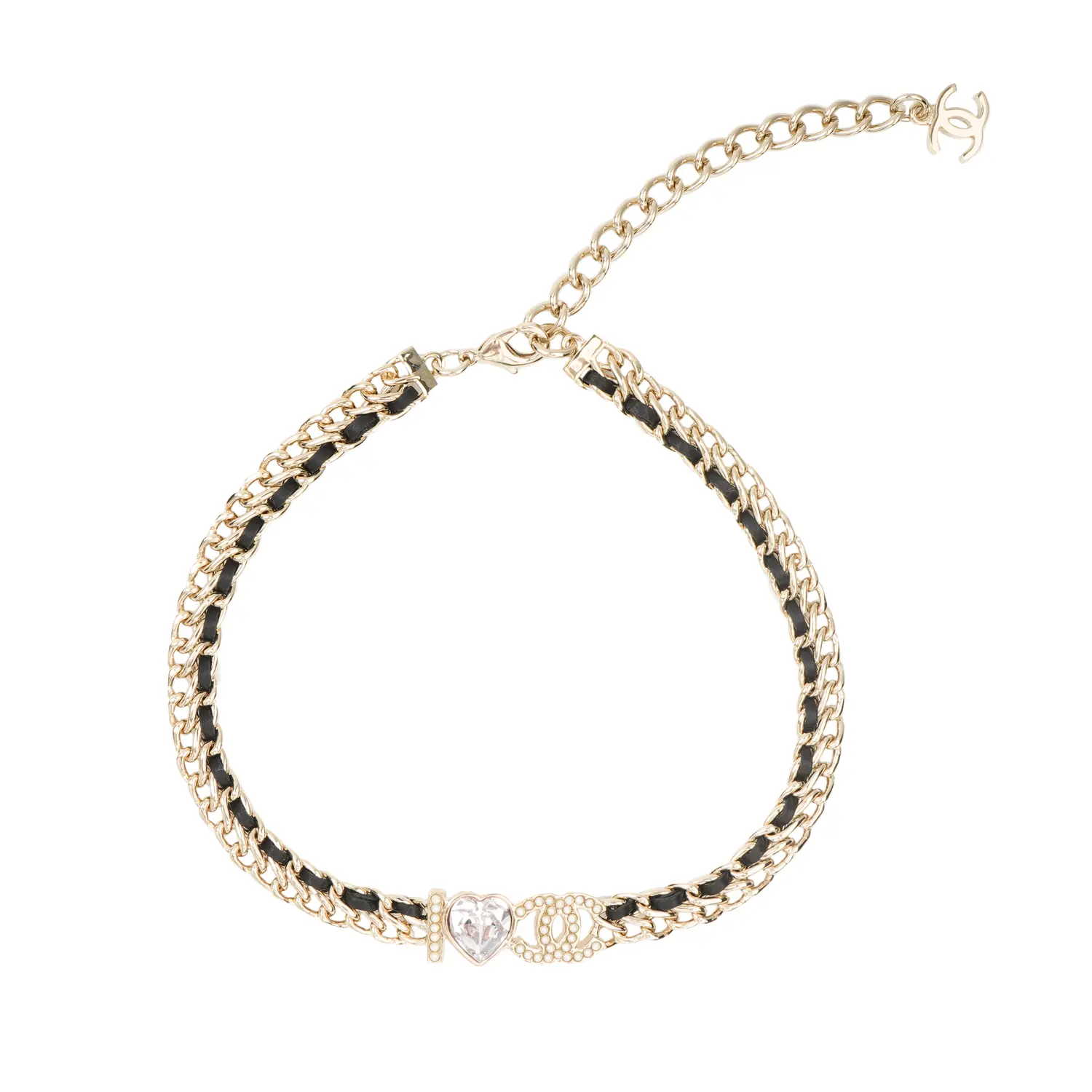 

CHANEL Женское ожерелье Gold/Pink