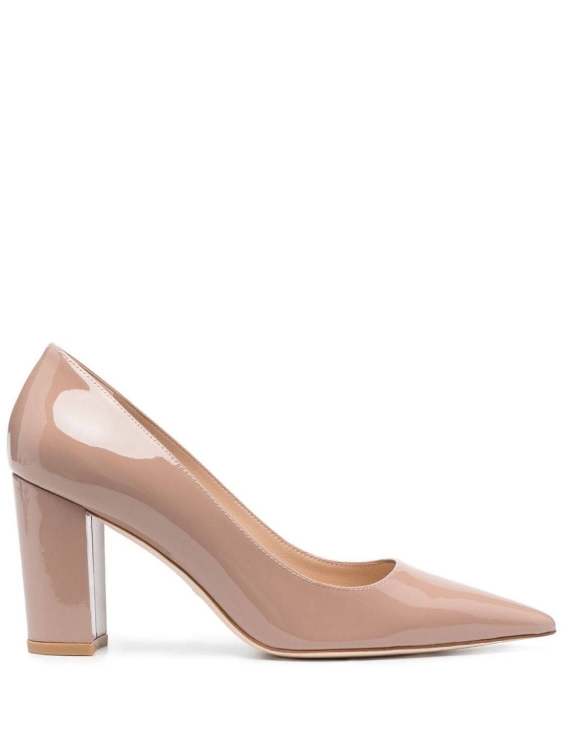 

Stuart Weitzman туфли Block 85, нейтральный цвет