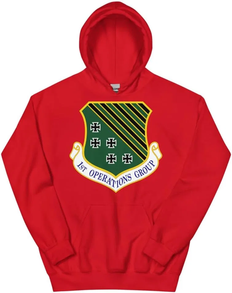 Толстовка с капюшоном Operations Group ACC (U.S. Air Force) Generic, красный