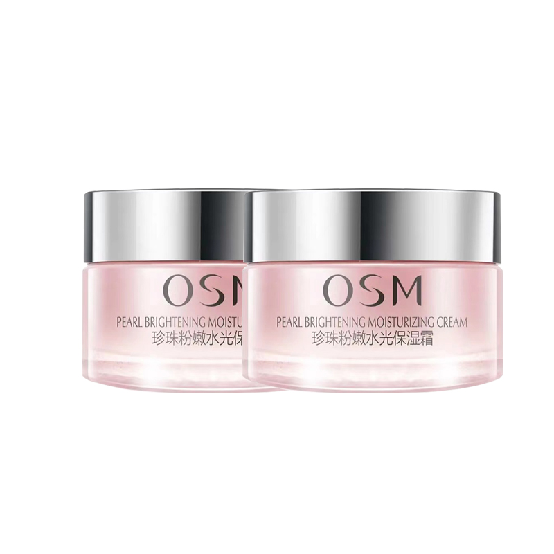 

OSM Крем увлажняющий Pearl Soft Pink Dewy Moisturizing Cream увлажняет и питает 50г/50г*2