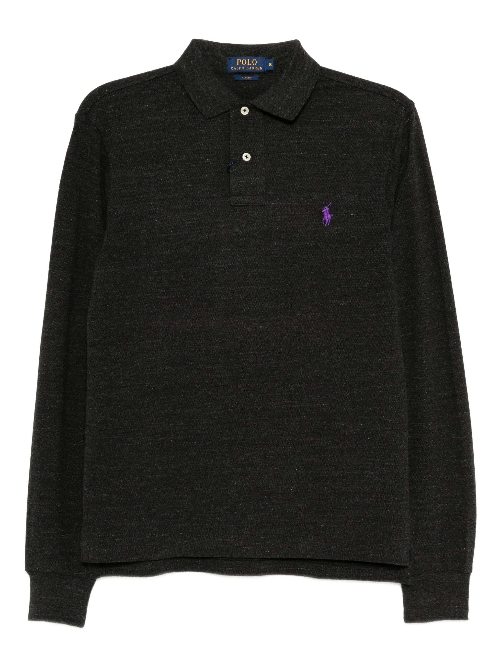 

Сетчатая рубашка поло Polo Ralph Lauren, серый