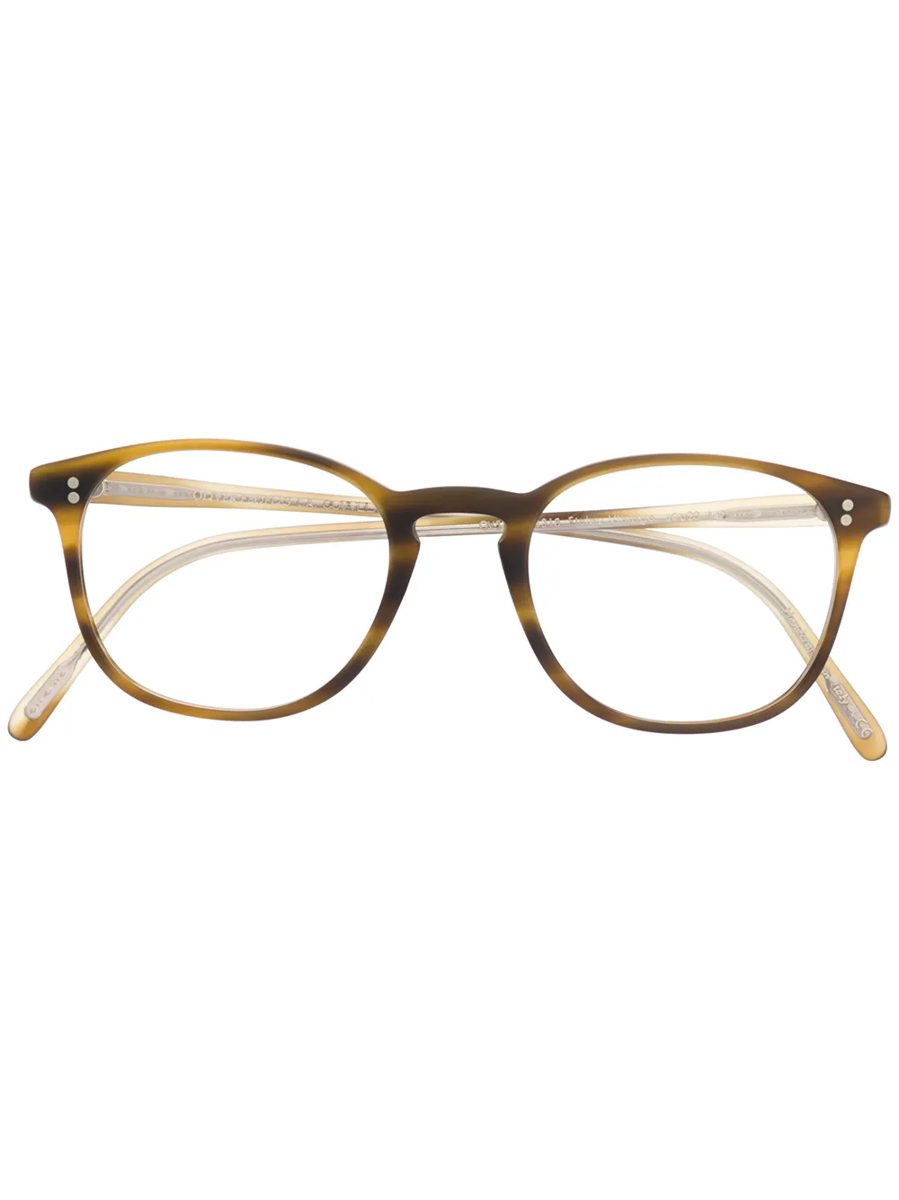 

Очки в круглой оправе Oliver Peoples, коричневый