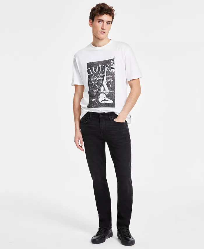 

Мужские джинсы Davis прямого кроя Guess, белый