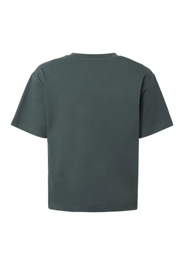 Футболка мужская Urban Classics, модель Boys regular boxy tee basic t-shirt, цвет бутылочно-зеленый — фото 2