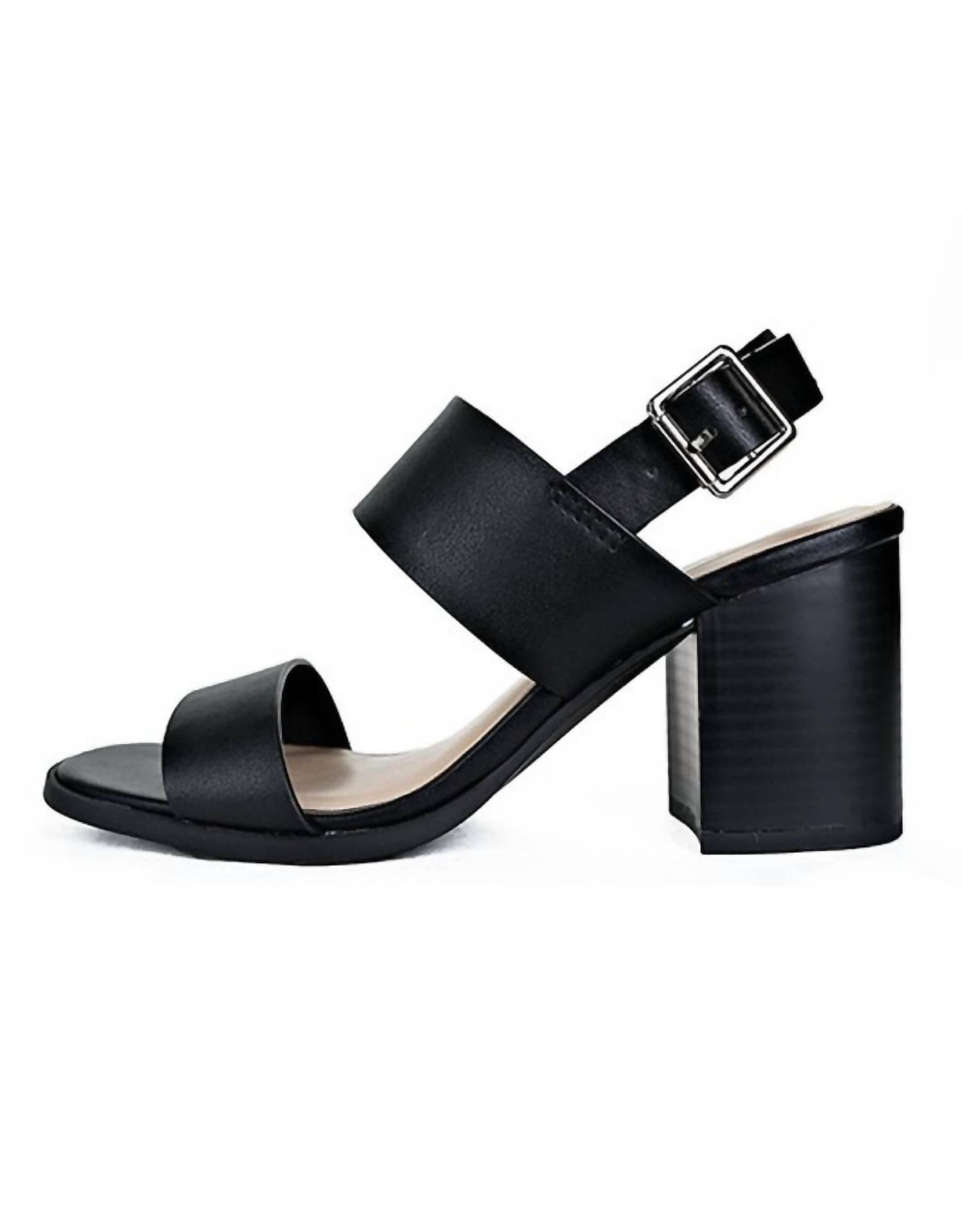 Женские туфли Darlene на каблуке в черном цвете December Shoes — фото 2