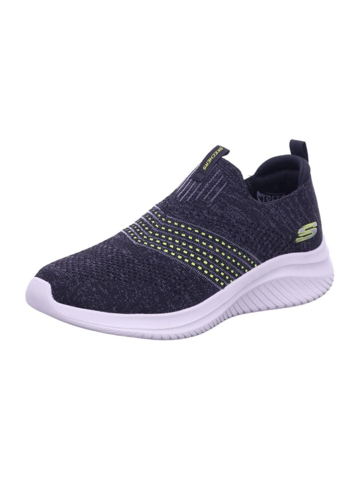 

Тапочки Skechers ULTRA FLEX 30 WINTEK, цвет black/lime