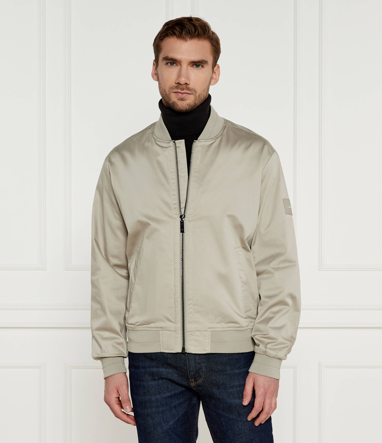 

Куртка Calvin Klein Regular Fit, бежевый
