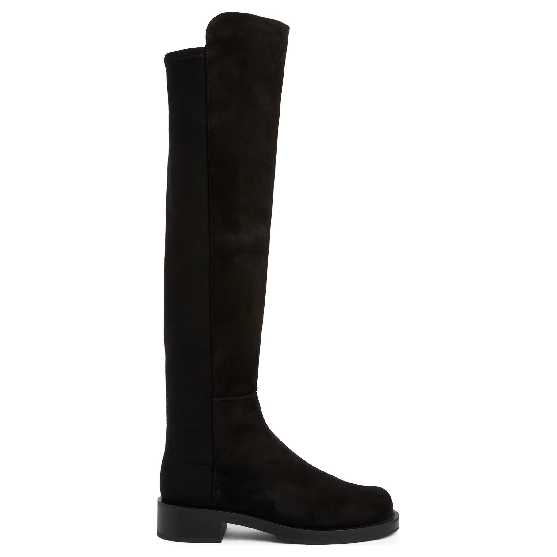 SW 5050 Ботфорты до колена 4 см Женские Черные Stuart Weitzman — фото 3