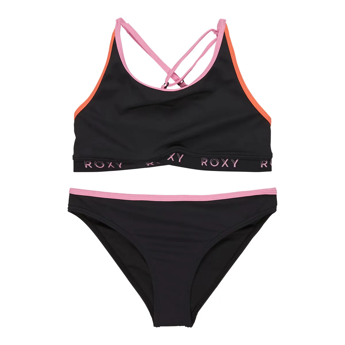 

Детский набор для купания Colorblock Roxy, состоящий из двух предметов, чёрный