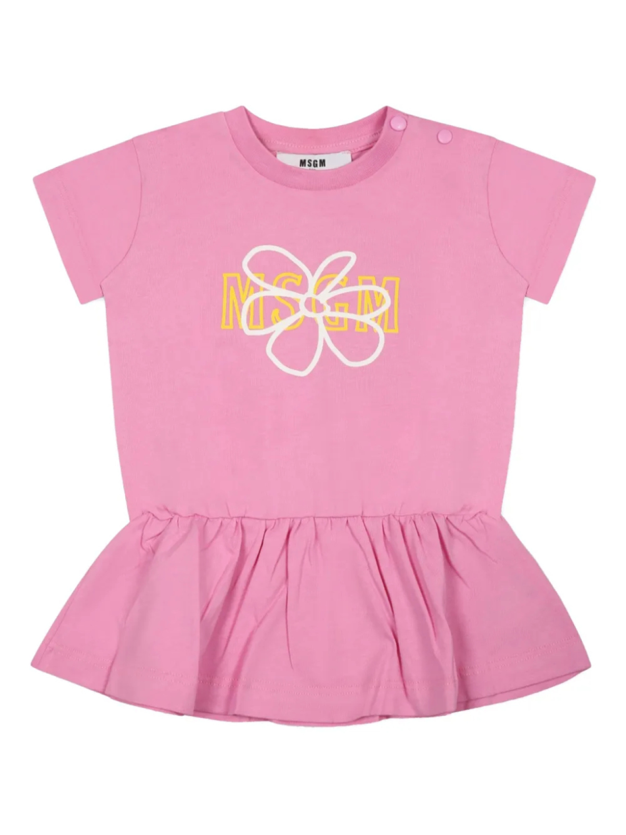 

Платье с логотипом MSGM Kids, зеленый
