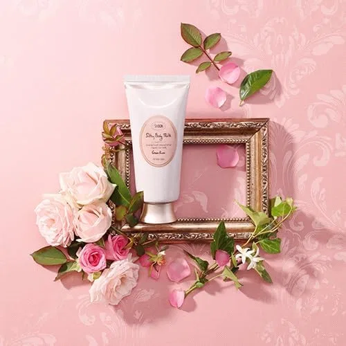 Лосьон для тела SABON Silky Body Milk, зеленый, роза, 200 мл — фото 3