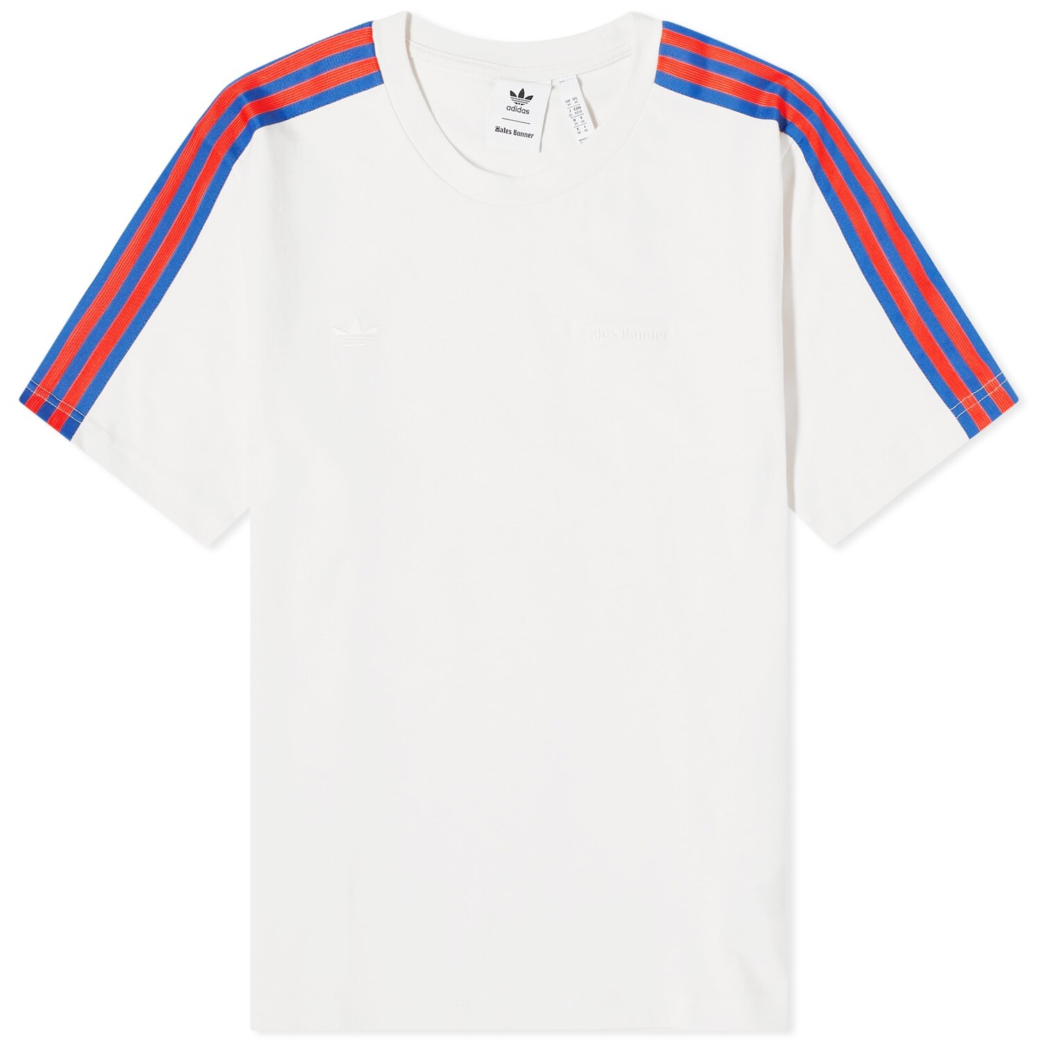 

Футболка Adidas X Wales Bonner Set-In T-Shirt, цвет Chalk White