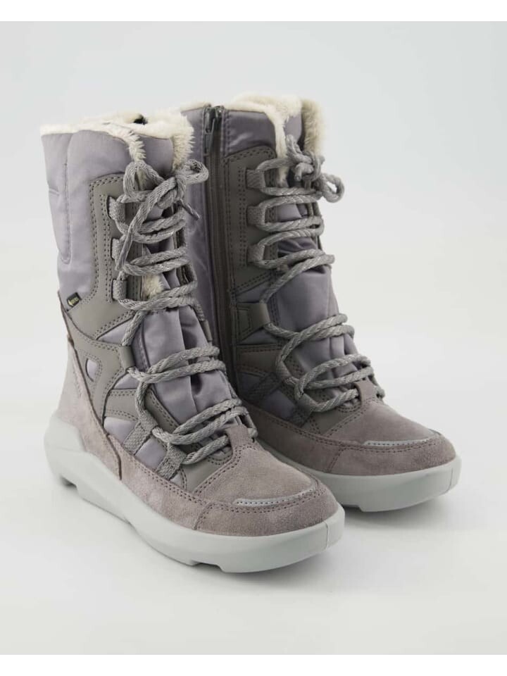

Сапоги superfit Schnürstiefel, серый
