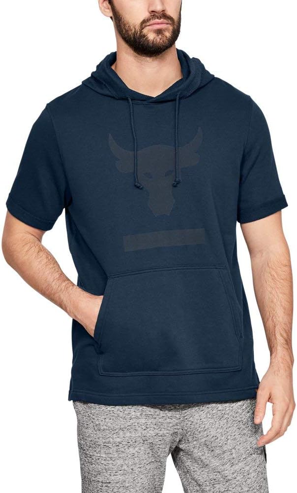 

Under Armour мужская Project Rock Charged Cotton толстовка с коротким рукавом, Academy