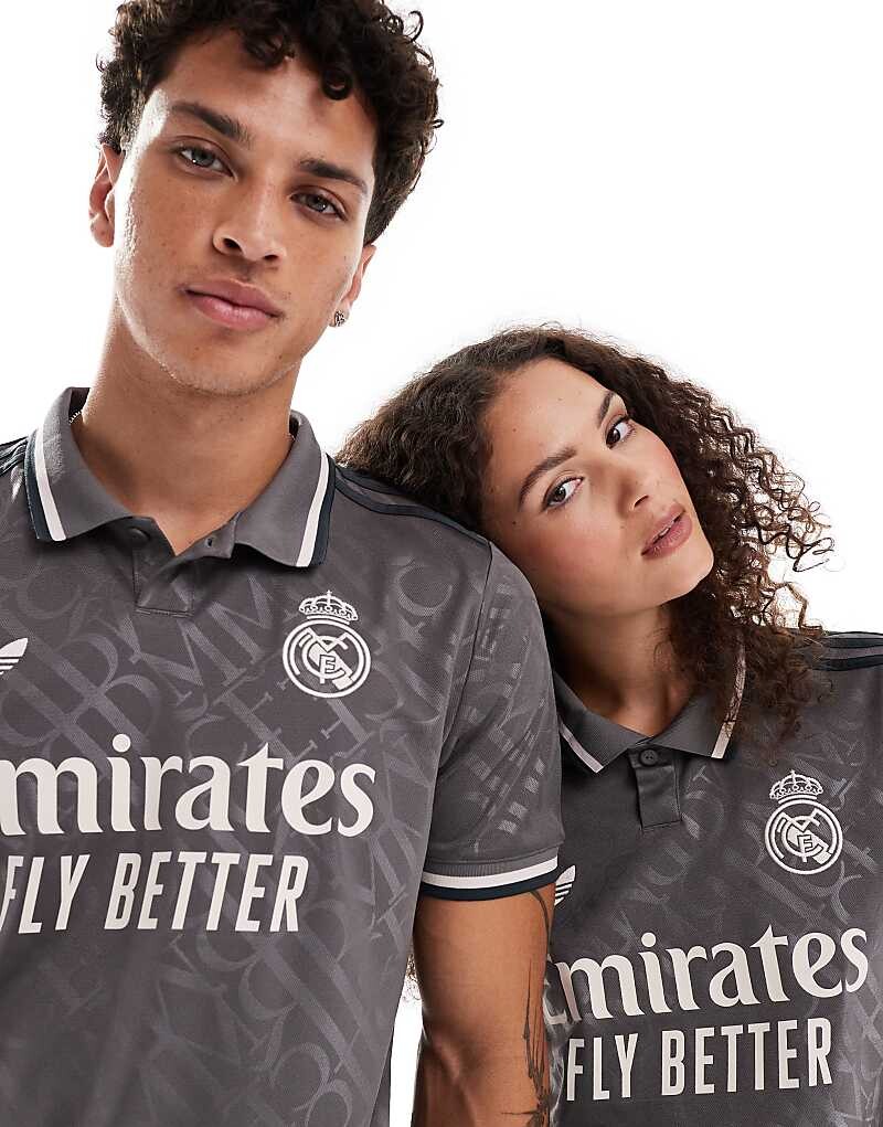 

Серая третья футболка adidas Football Real Madrid 24/25