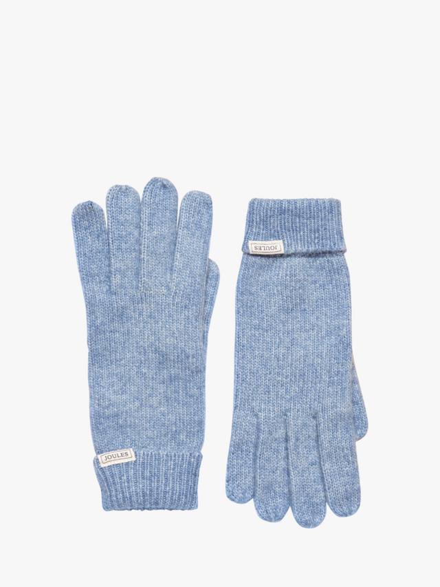 

Вязаные перчатки из смесового полиэстера Joules, Blue