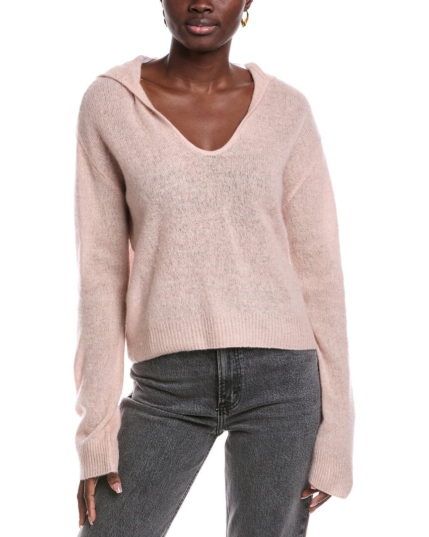 

Тонкий кашемировый худи NAADAM CASHMERE, розовый