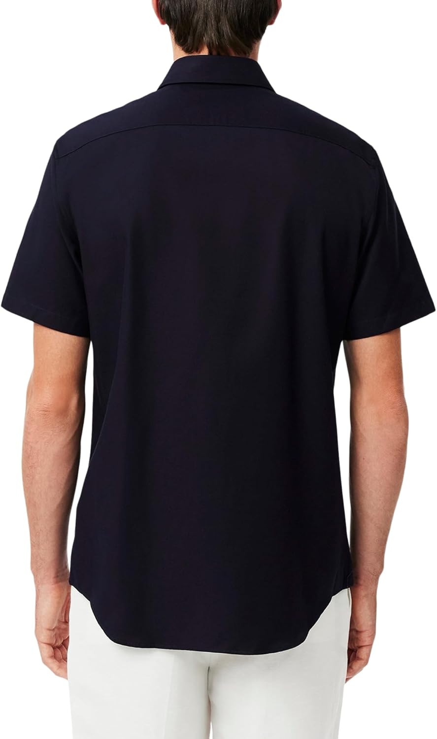 Lacoste мужская рубашка с коротким рукавом Regular Fit из основной коллекции, Abysm Black — фото 3