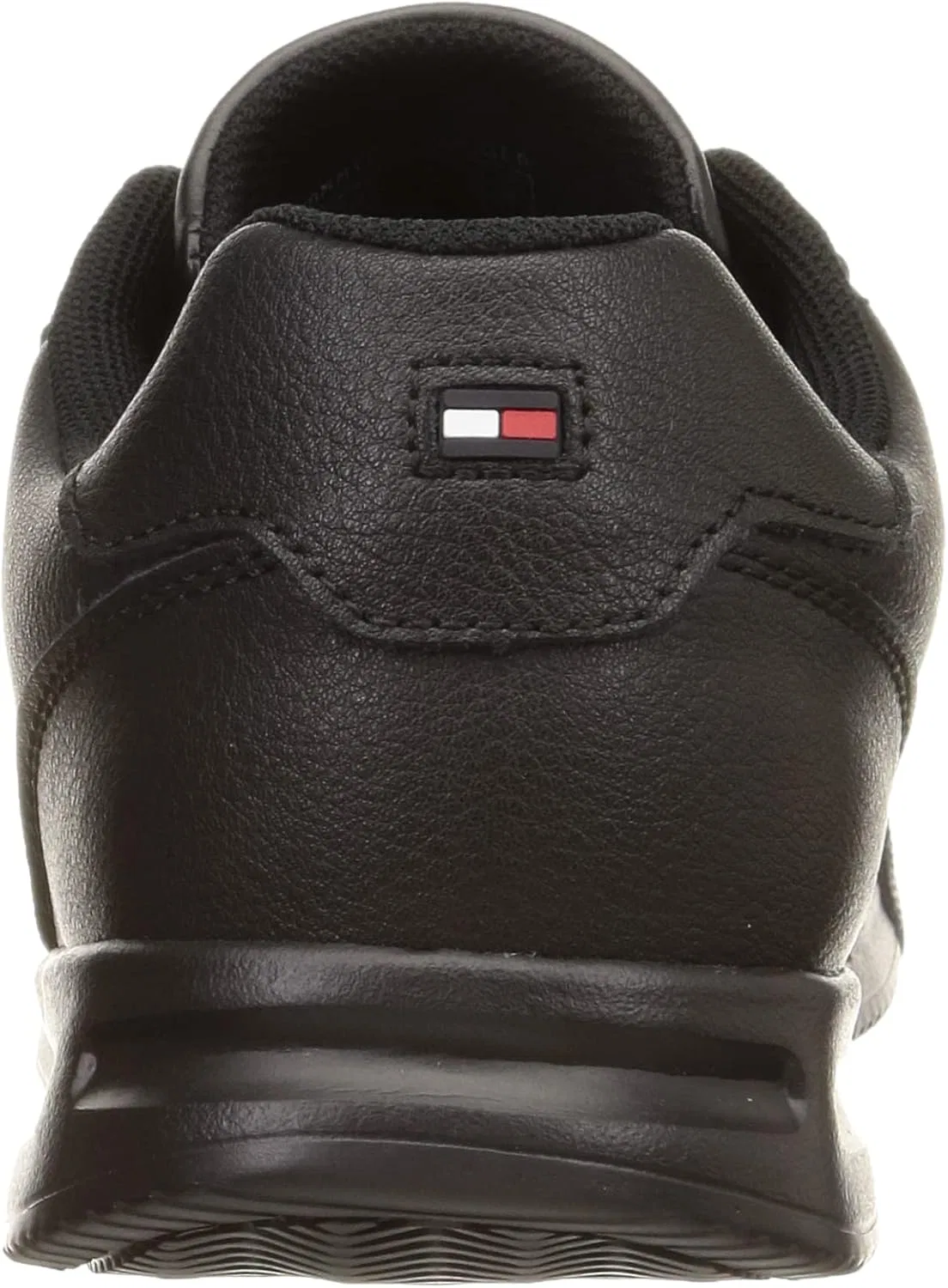 Мужские легкие кожаные кроссовки Tommy Hilfiger Cup Fm0fm04280 с чашеобразной подошвой, Black — фото 3
