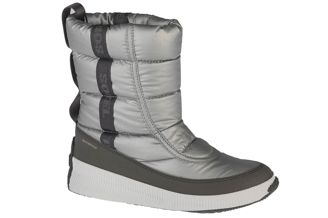 Ботинки женские Sorel Out N About Puffy Mid нейлоновые, серый
