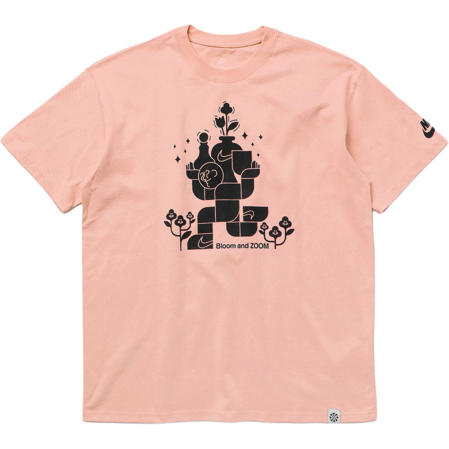 

Футболка мужская розовая Nike, розовый