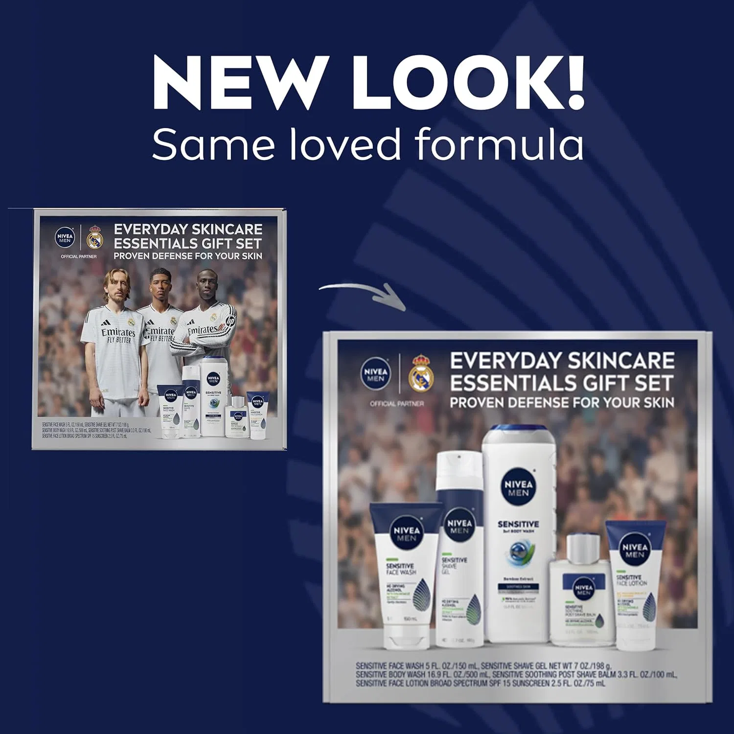 Набор средств по уходу за кожей NIVEA MEN Complete Collection для чувствительной кожи, 5 предметов — фото 2