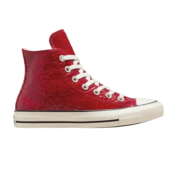 

Кроссовки Converse Wmns Chuck Taylor All Star High Crinkled Leather - Days Ahead, красный