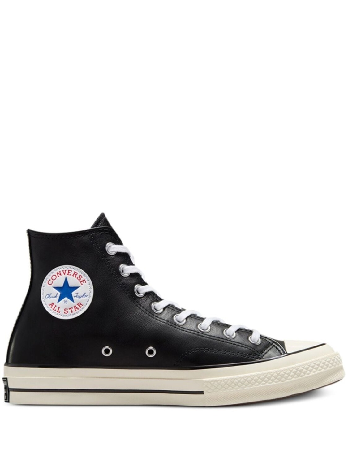 

Кеды Converse Chuck 70 Leather Hi "Black", черный