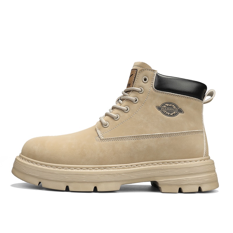 

WARRIOR Амортизирующие износостойкие уличные ботинки мужские хаки, цвет Khaki