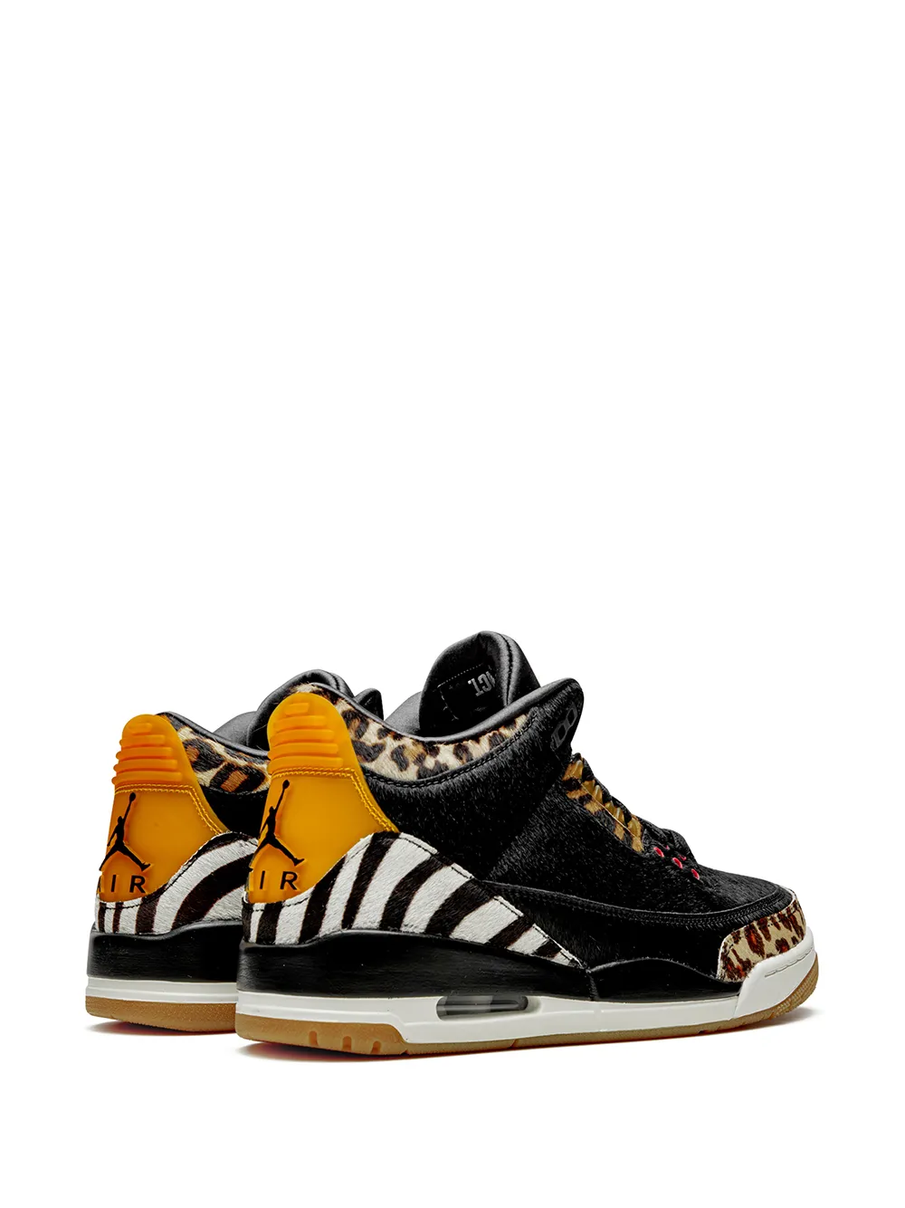 Кроссовки Air  3 Retro Animal Pack Jordan, черный — фото 3