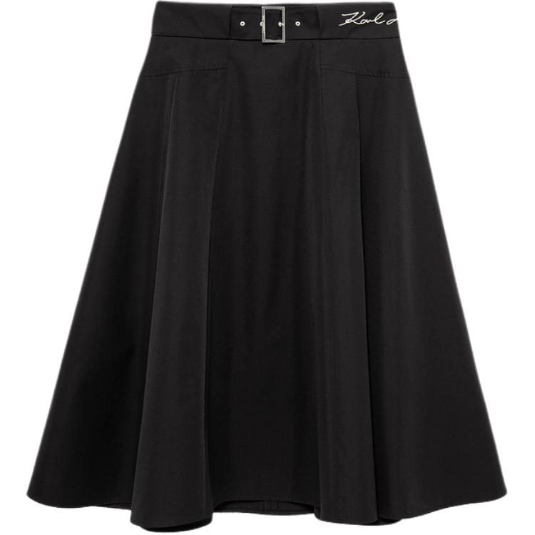 

KARL LAGERFELD SS26 Повседневная длинная юбка женская KARL LAGERFELD / Karl Lagerfeld Jeans, черный