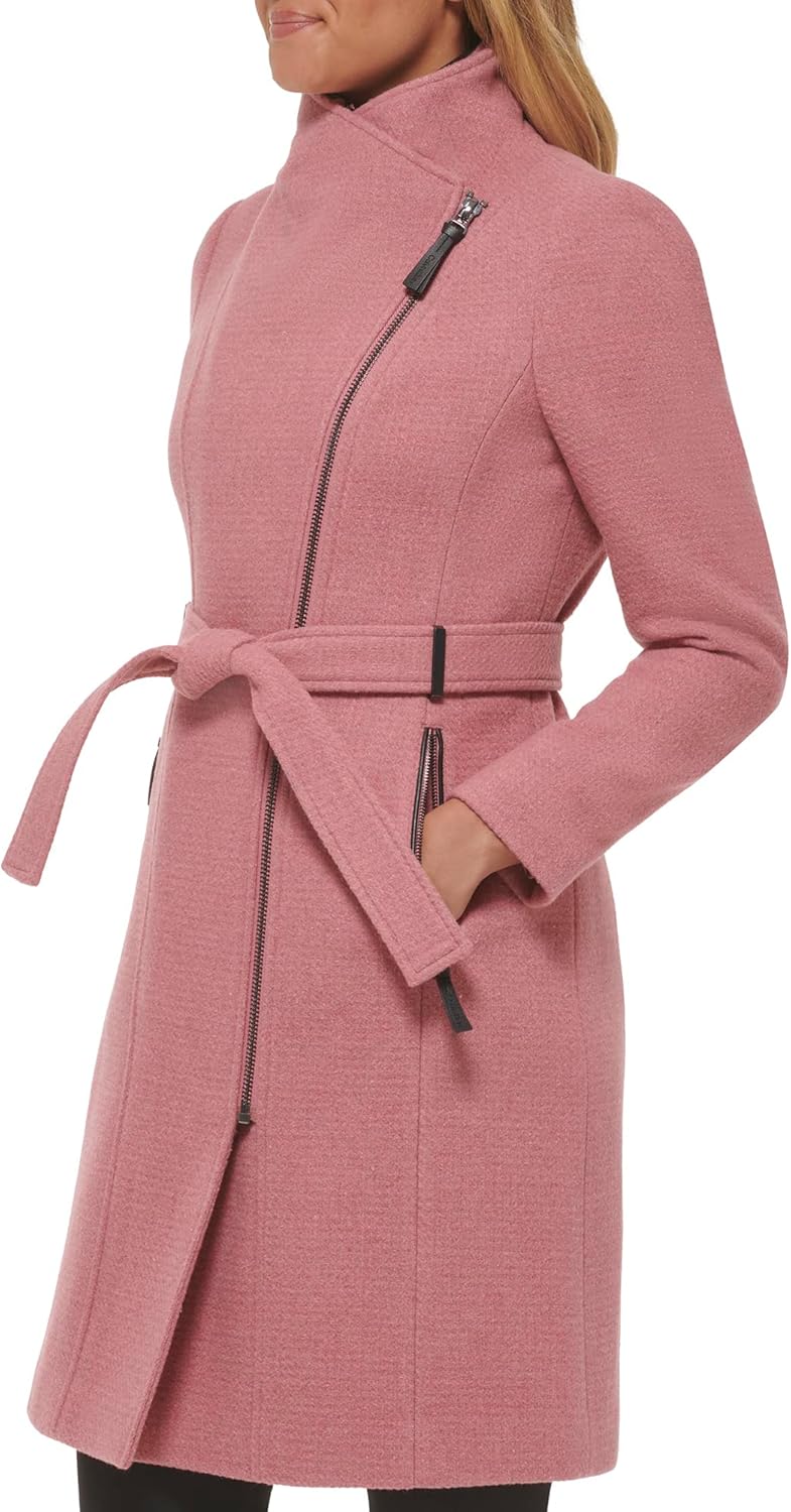 Женская шерстяная куртка Calvin Klein, Angled Twill Rose — фото 2