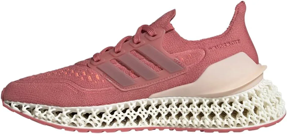 Мужские беговые кроссовки Adidas Ultra 4Drwd, красный/металлик/оранжевый — фото 3