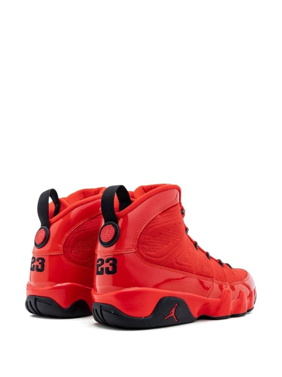 Кроссовки Air 9 Retro Chile Red Jordan, красный — фото 3
