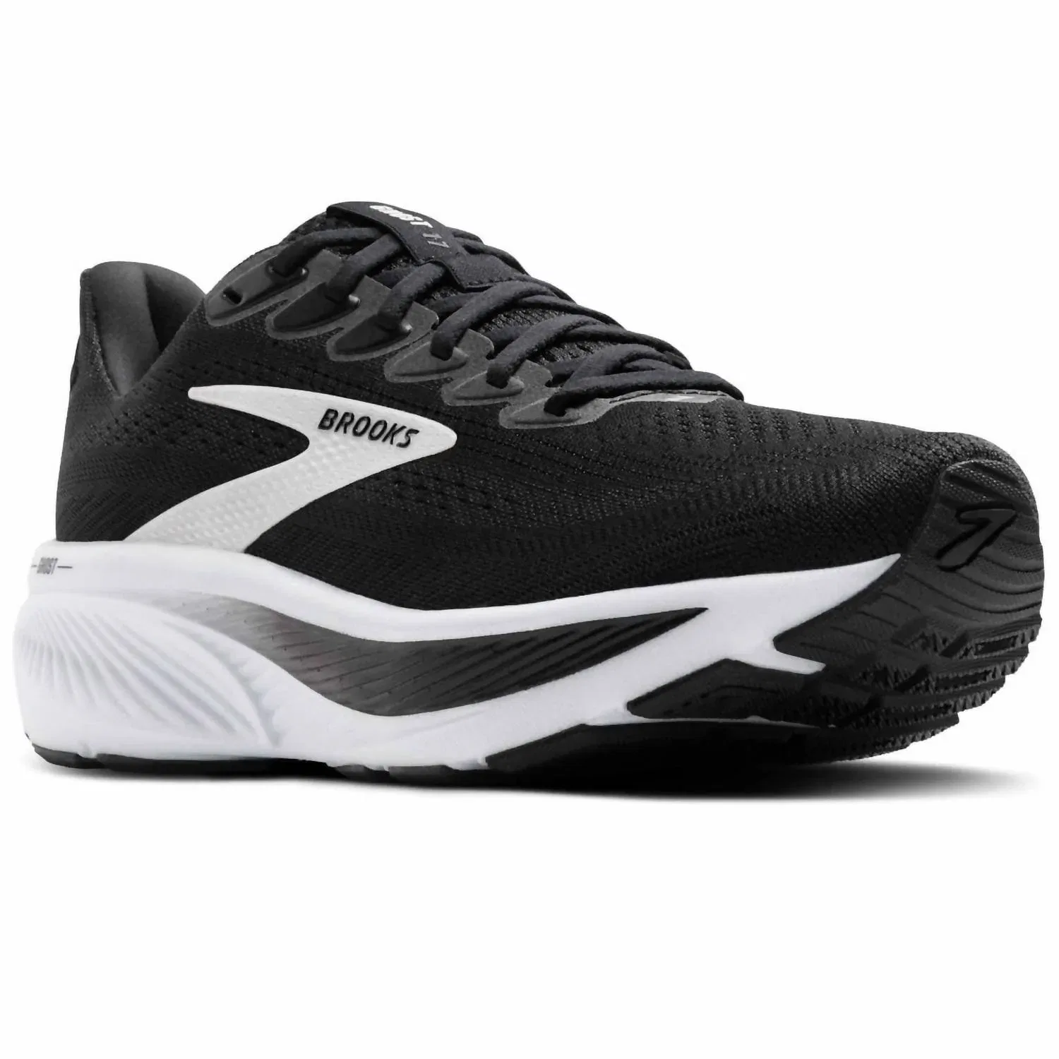 BROOKS Мужские беговые кроссовки Ghost 17 в черно-серо-белом цвете
