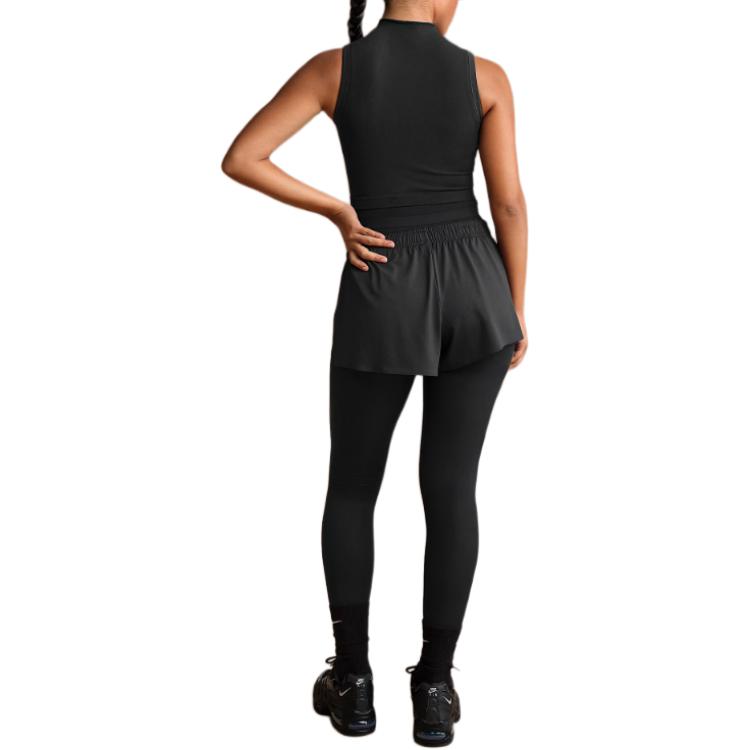 Бюстгальтер SKIMS Vintage Seamless Women's с высоким воротником и удлиненным поясом Nike, obsidian — фото 4