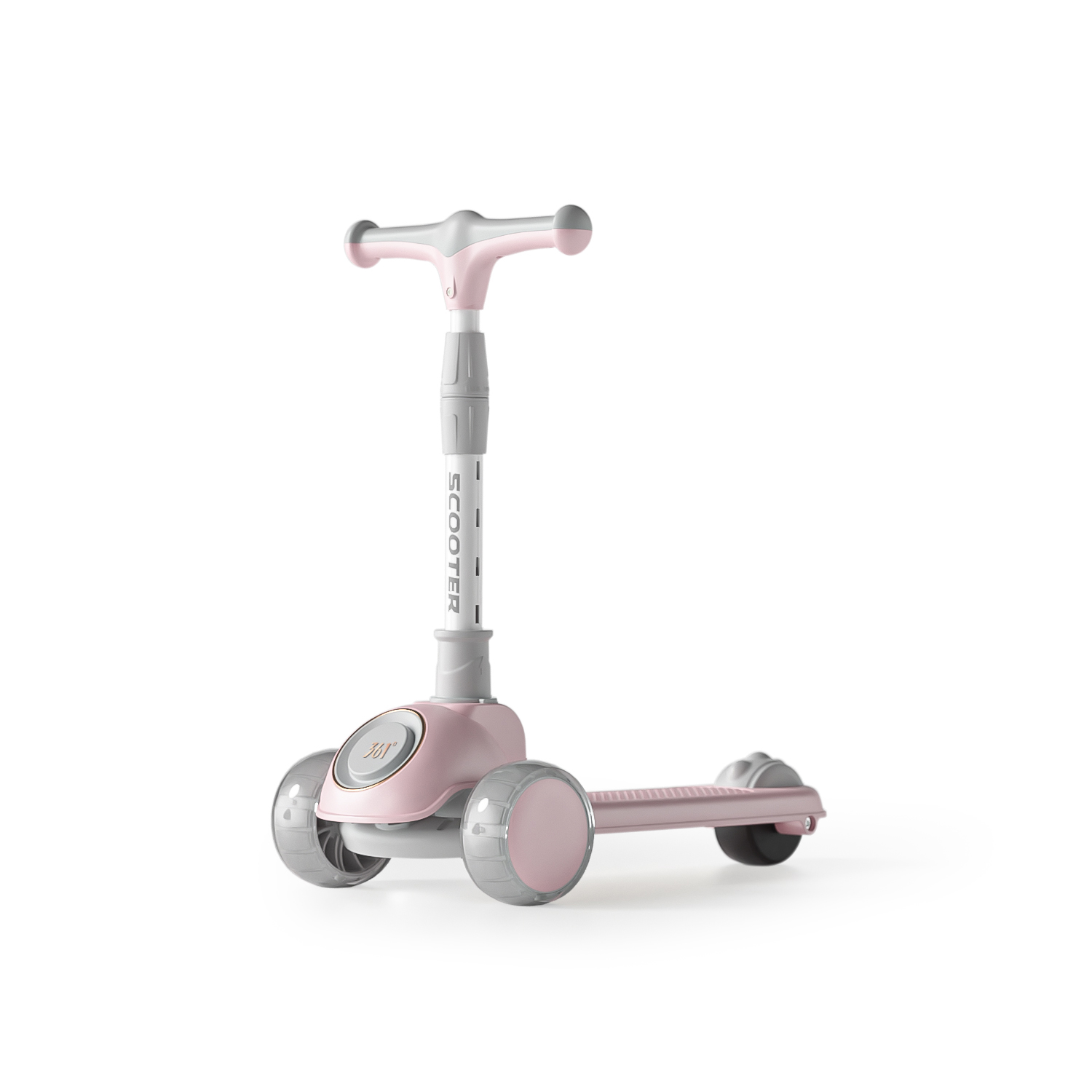 

Сидячая каталка 2 в 1 Sittable Ride on Scooters для 2, 3, 6, 8 лет 361°, ice plum pink basic style