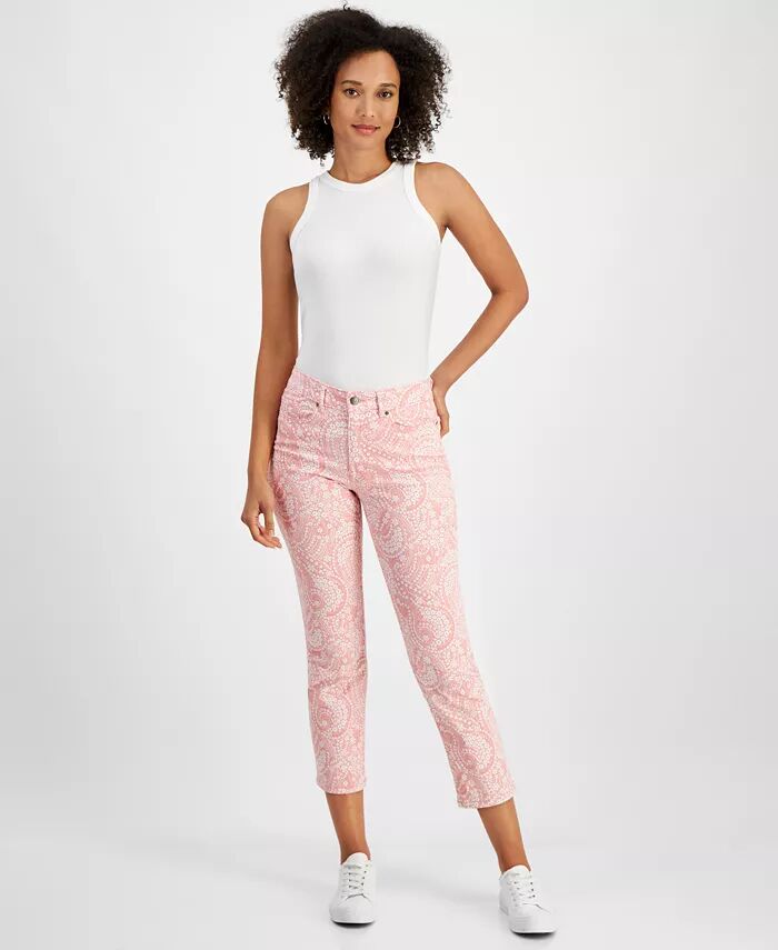 

Женские прямые брюки Paisley Bay до щиколотки Nautica Jeans, розовый